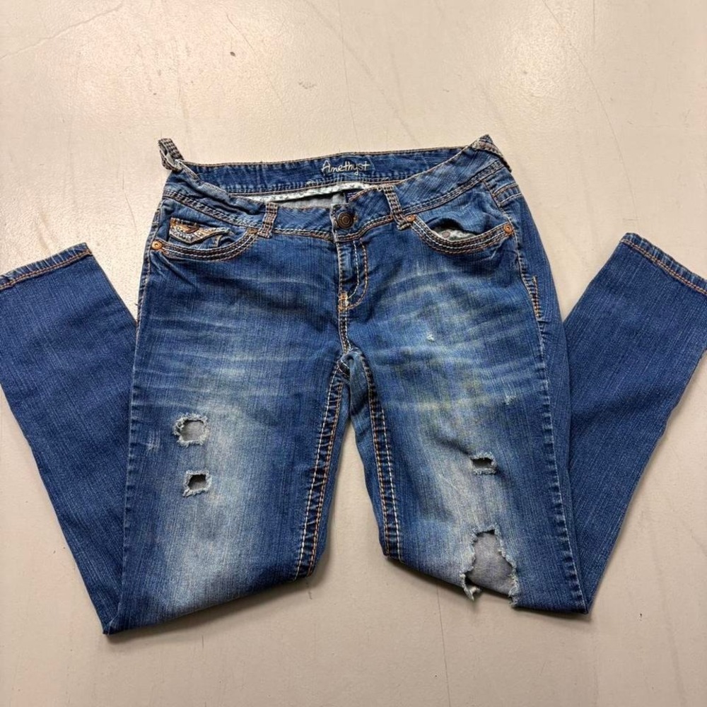 Vintage Y2K Amethyst low-rise bootcut jeans 36